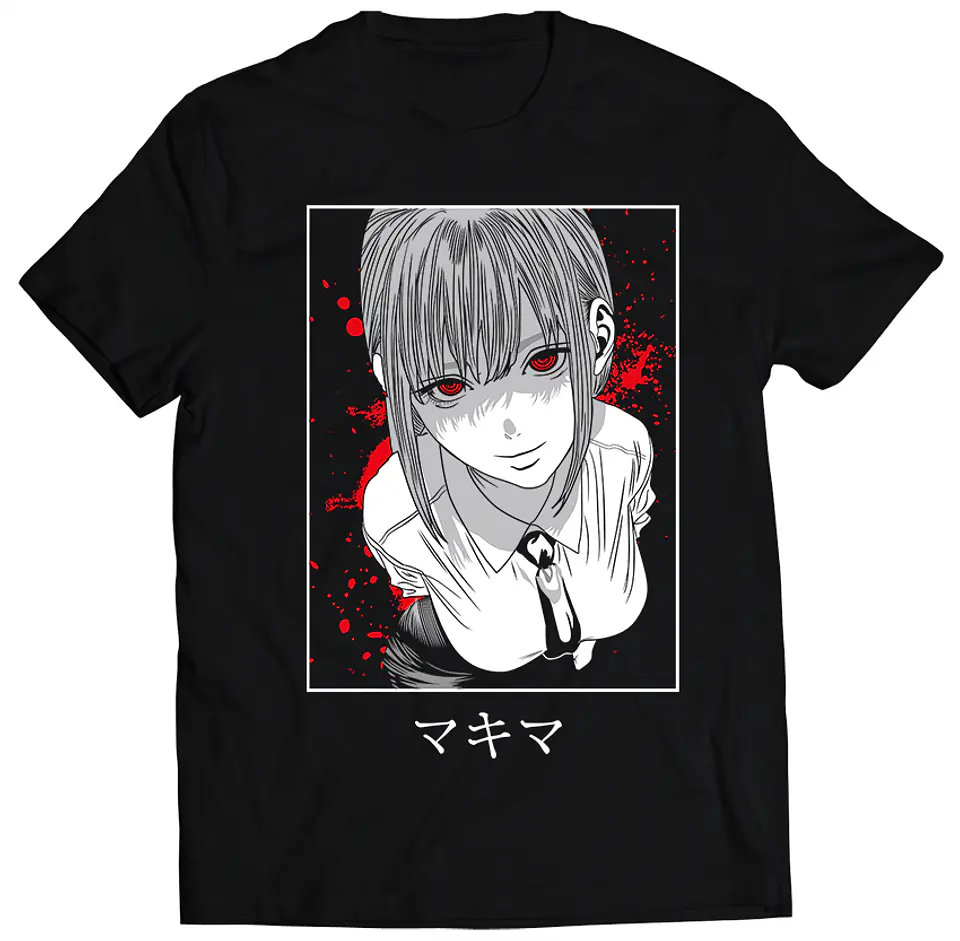 Polera Chainsaw Man - Makima Retrato | Anime Japonés 1