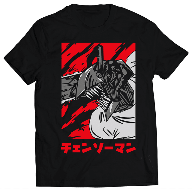 Polera Anime Chainsaw Man - The Chainsaw Man