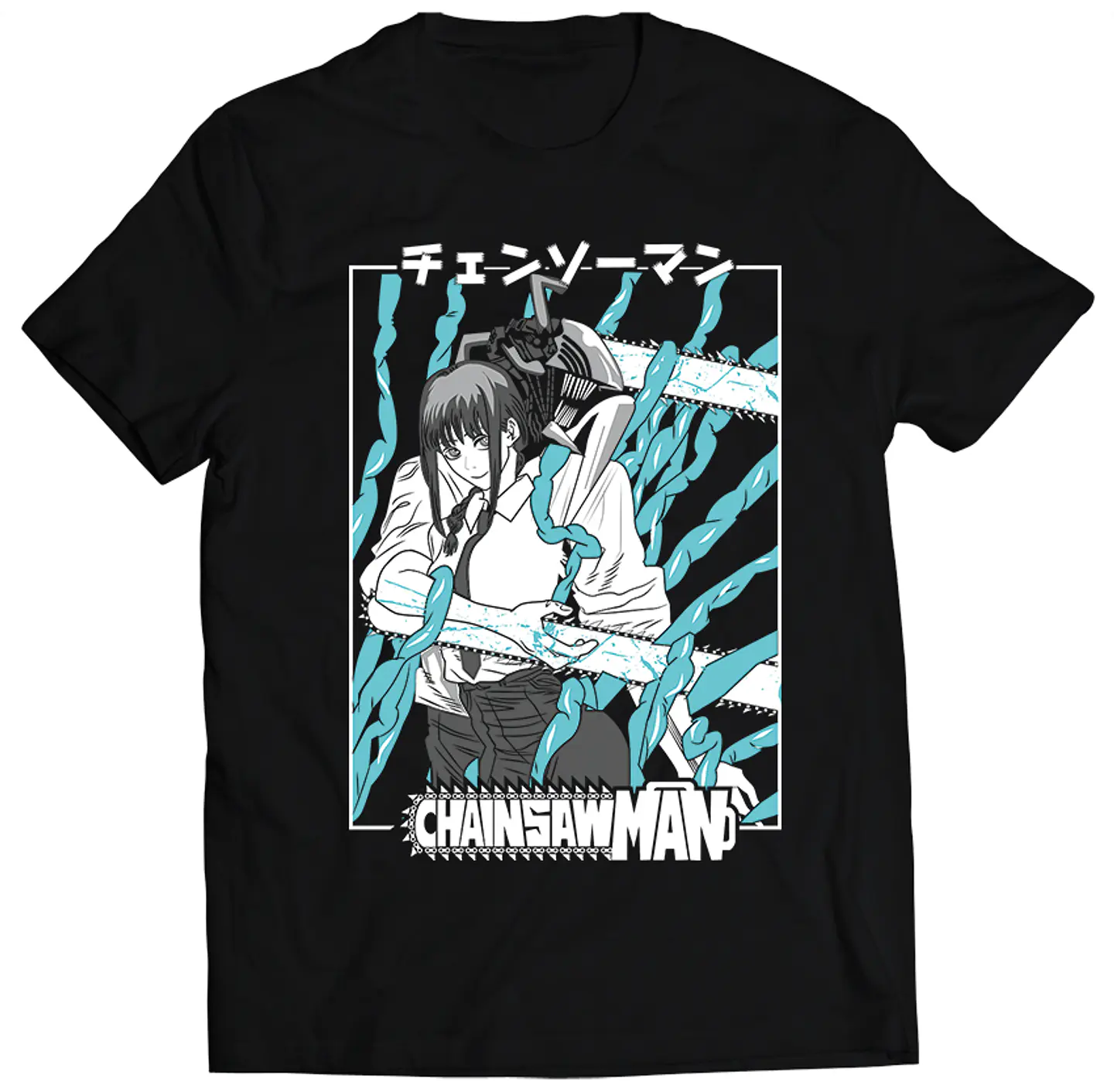 Polera Chainsaw Man - Love | Anime Japonés 1