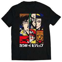 Polera Anime Cowboy Bebop - Viñetas 