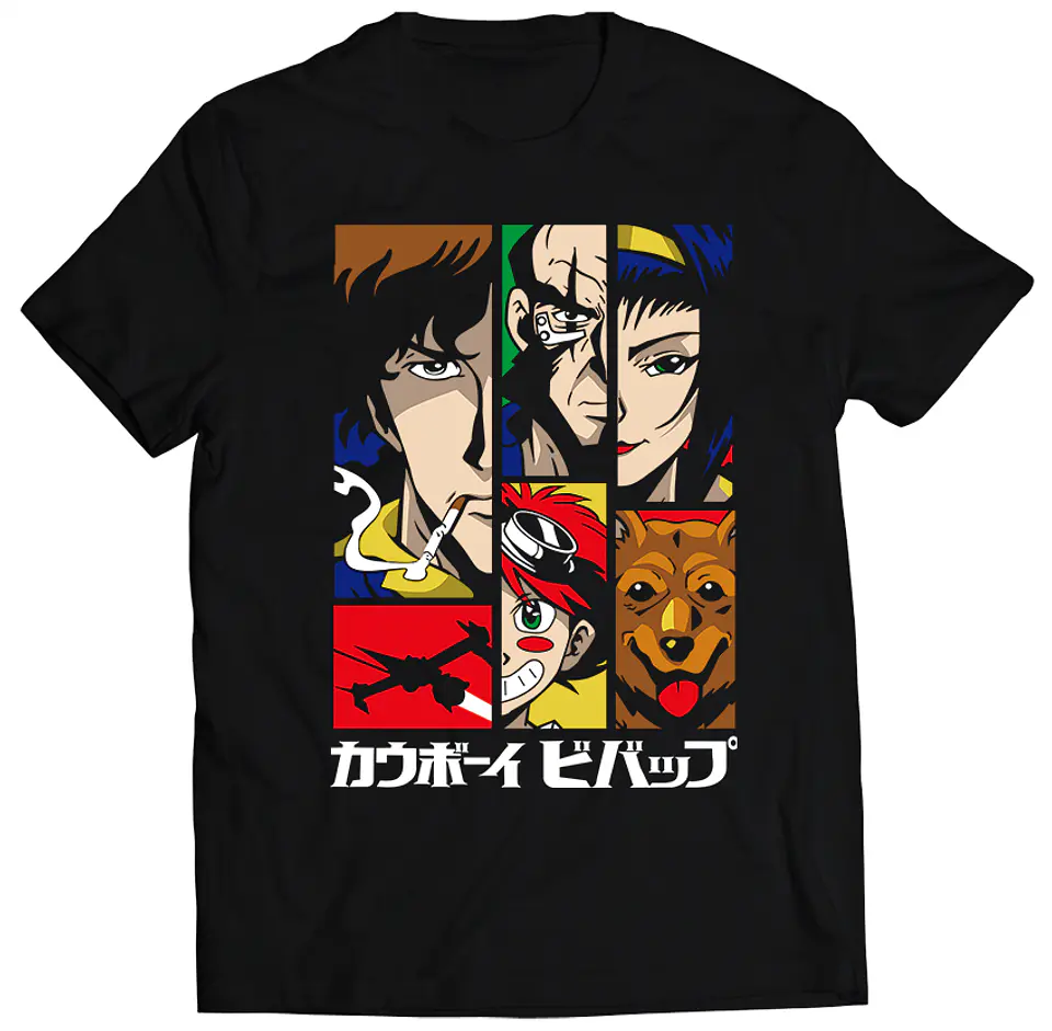 Polera Cowboy Bebop - Viñetas | Anime Japonés 1