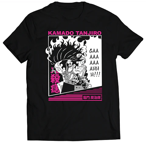Polera Demon Slayer - Kamado Tanjiro Gah! | Anime Japonés