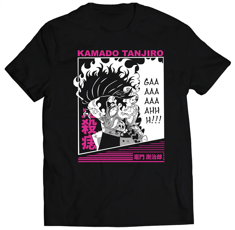 Polera Demon Slayer - Kamado Tanjiro Gah! | Anime Japonés 1