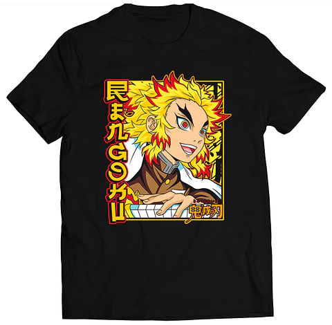 Polera Demon Slayer - Kyojuro Rengoku | Anime Japonés