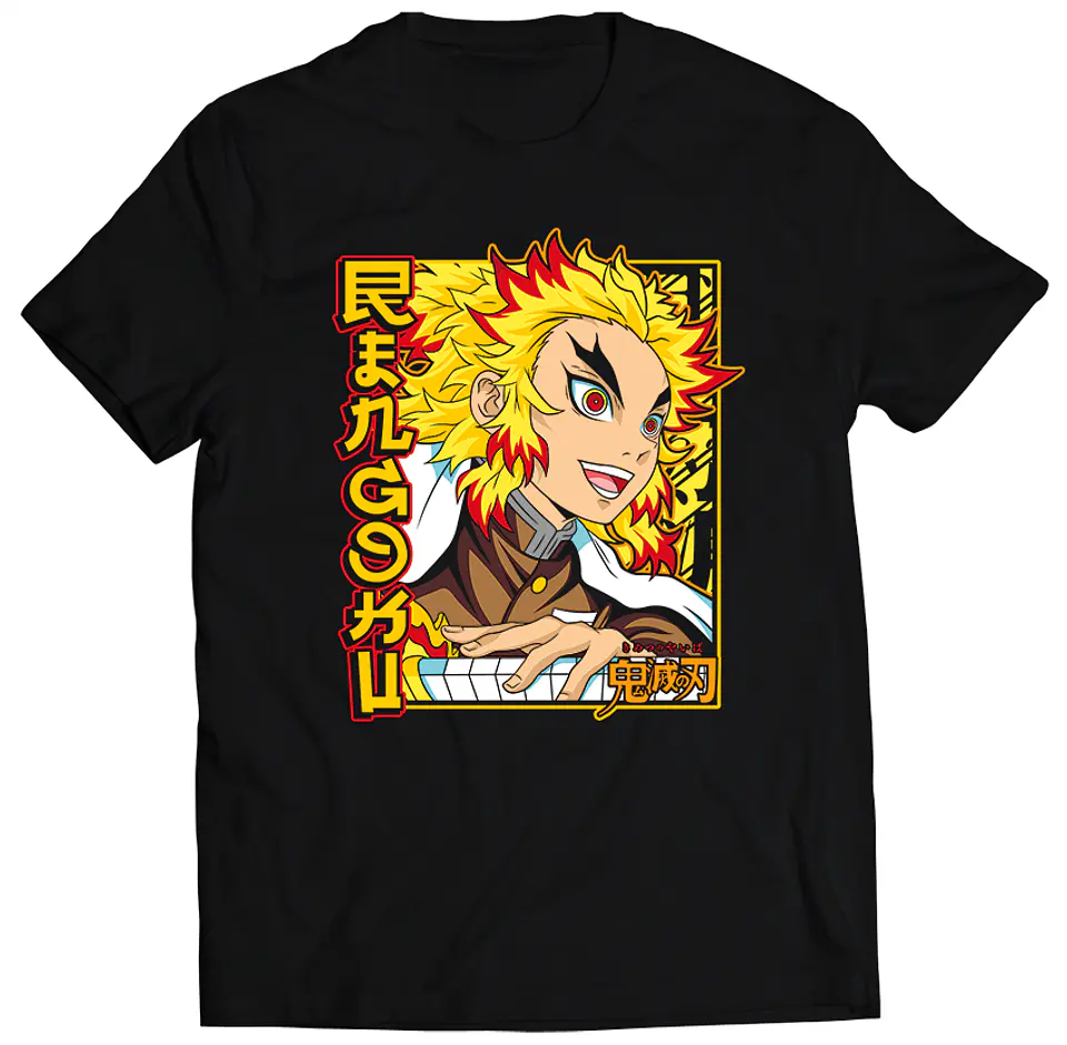 Polera Demon Slayer - Kyojuro Rengoku | Anime Japonés 1
