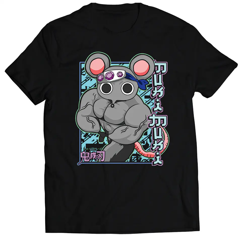 Polera Demon Slayer - Muki Muki | Anime Japonés 1