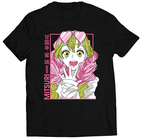 Polera Demon Slayer - Mitsuri Pink | Anime Japonés