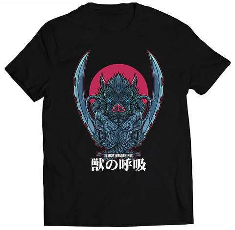 Polera Demon Slayer - Inosuke Beast Breathing | Anime Japonés