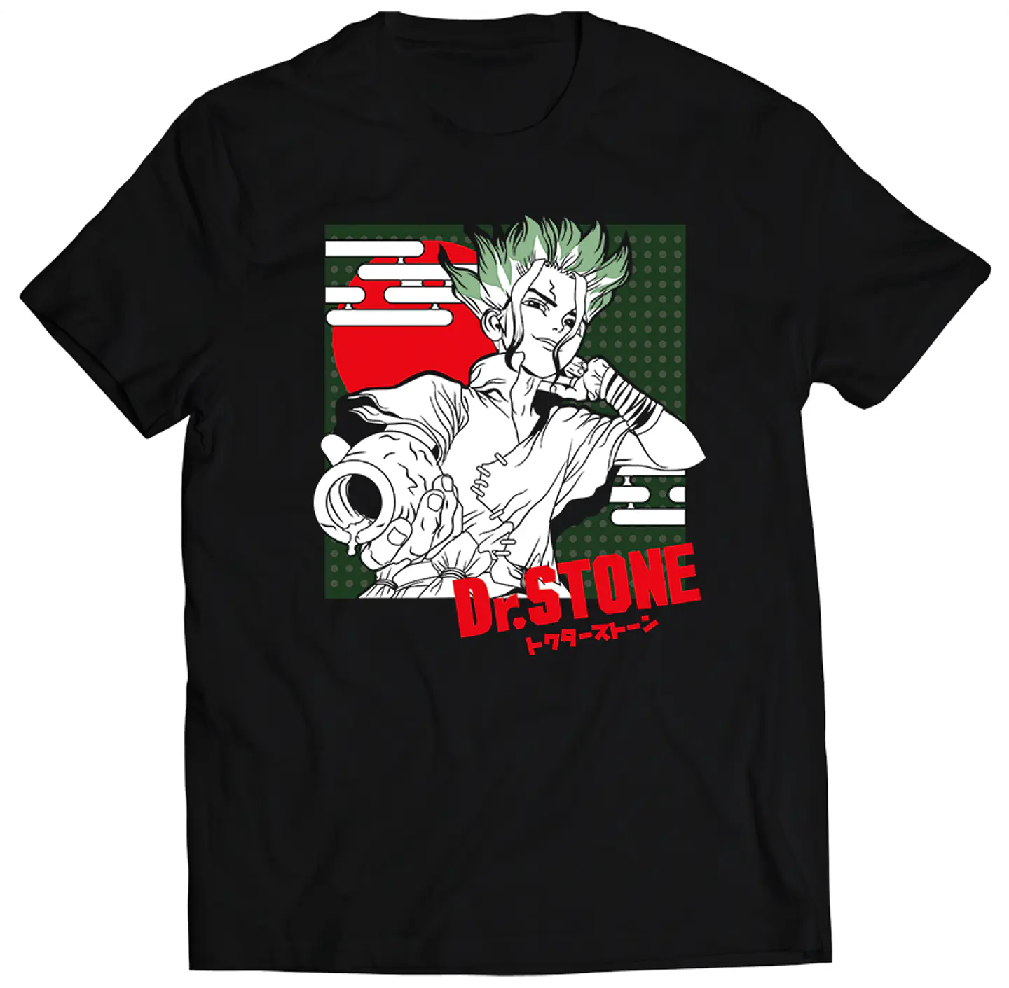Polera Dr Stone - Senku Red | Anime Japonés 1