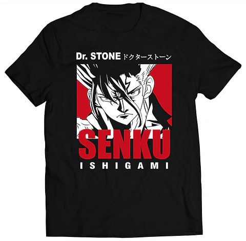 Polera Dr Stone - Senku Ishigami | Anime Japonés