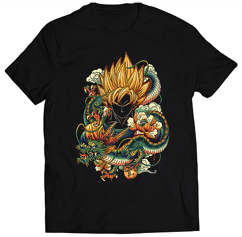 Polera Dragon Ball - Goku Shen Long | Anime Japonés