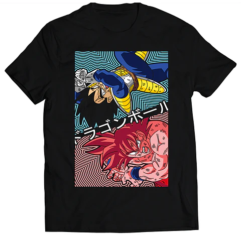 Polera Dragon Ball - Saga Saiyayin | Anime Japonés