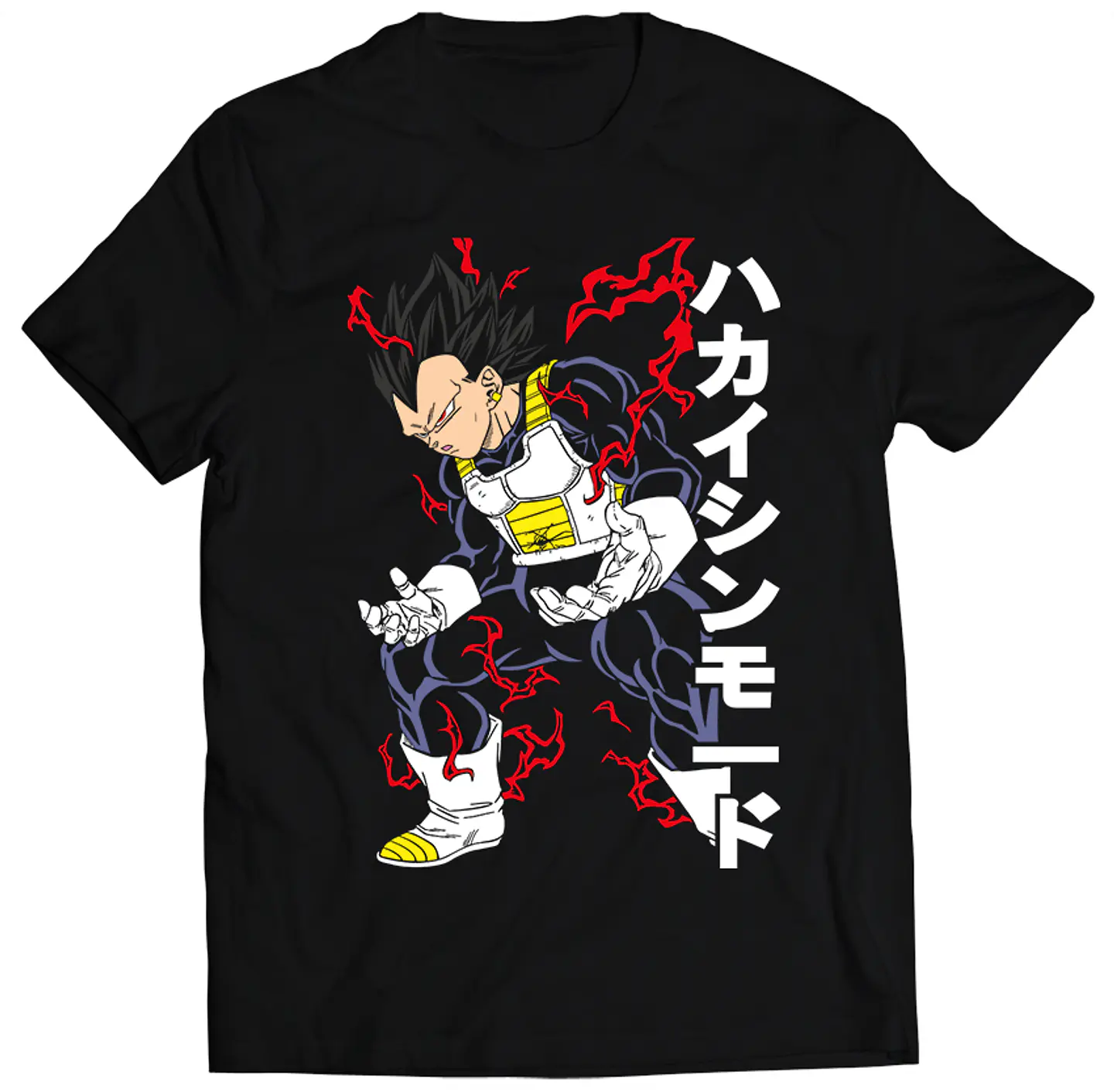 Polera Dragon Ball - Vegeta Power | Anime Japonés 1