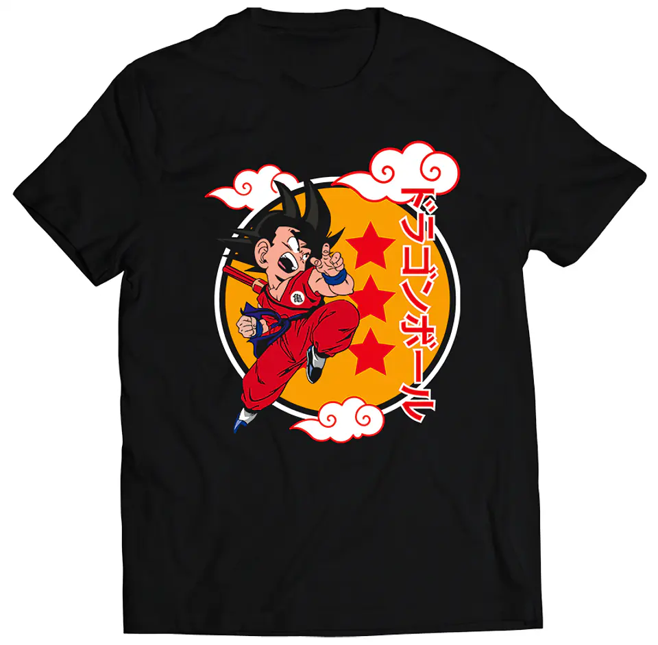 Polera Dragon Ball - 6 Estrellas | Anime Japonés 1