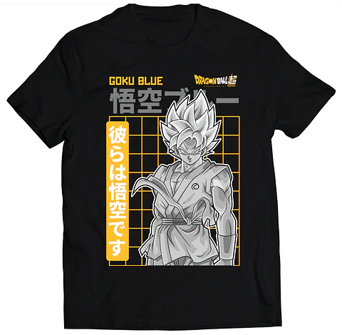Polera Dragon Ball - Goku BLue Yellow Ver | Anime Japonés
