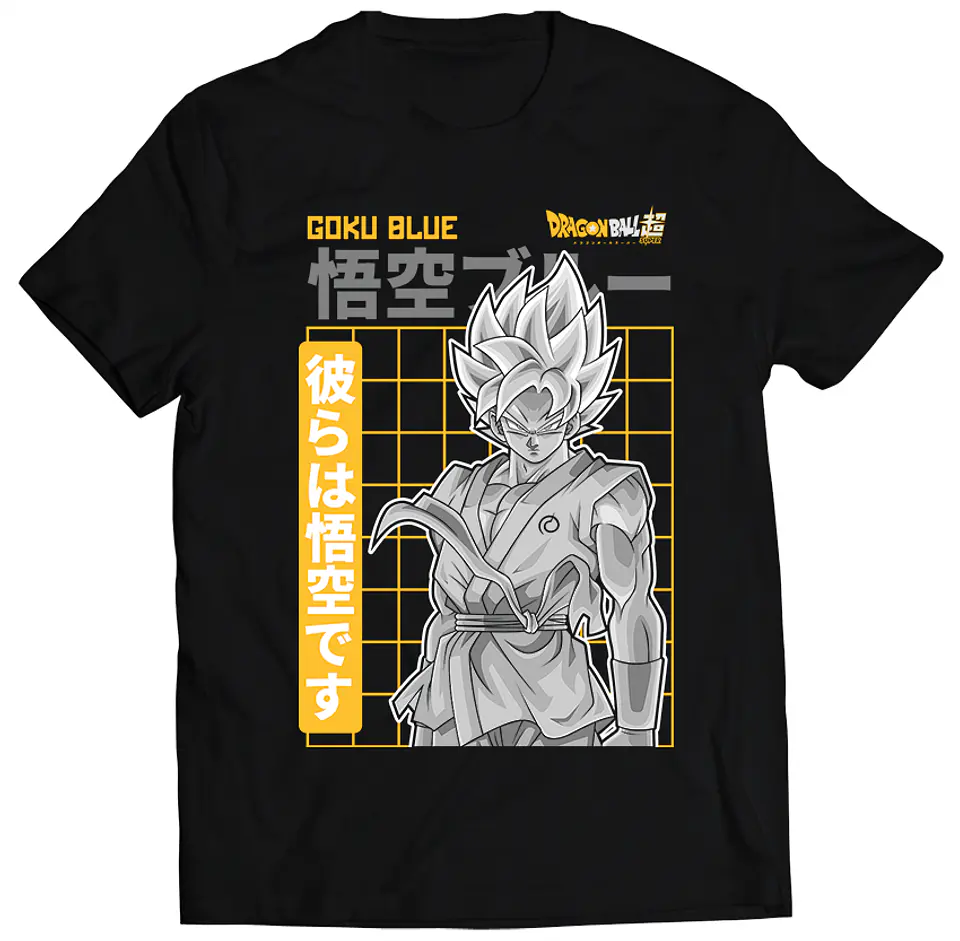 Polera Dragon Ball - Goku BLue Yellow Ver | Anime Japonés 1