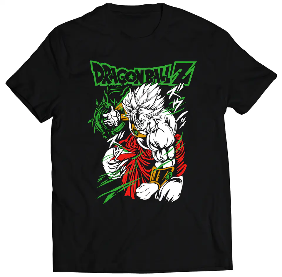 Polera Dragon Ball - Broly White | Anime Japonés 1
