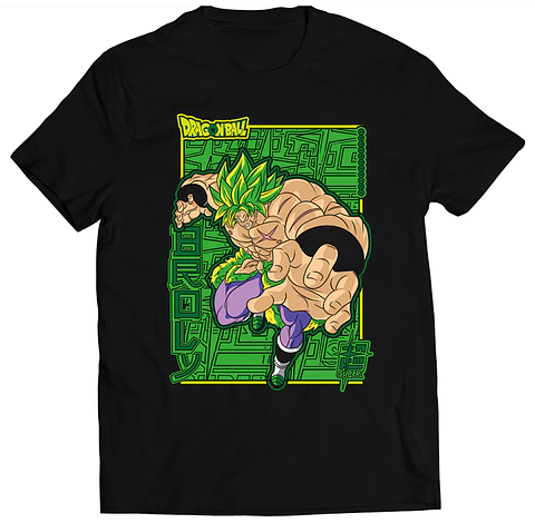 Polera Dragon Ball - Broly | Anime Japonés