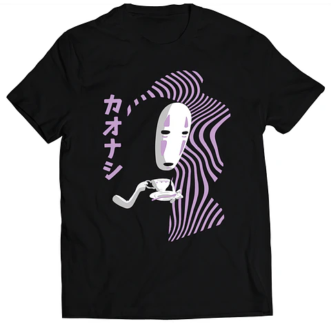 Polera Estudio Ghibli - Sin Cara pero con Tecito | Anime Japonés