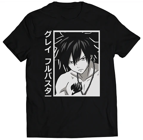 Polera Fairy Tail - Gray Fullbuster | Anime Japonés