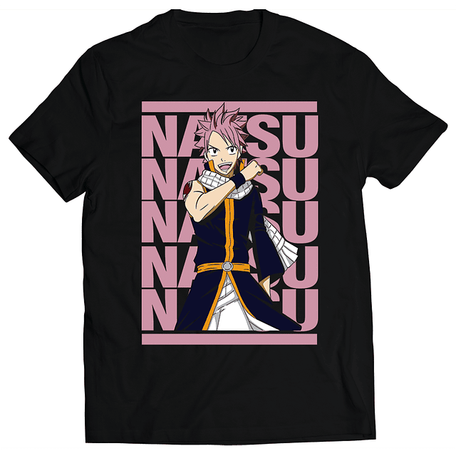 Polera Fairy Tail - NATSU NATSU NATSU NATSU NATSU