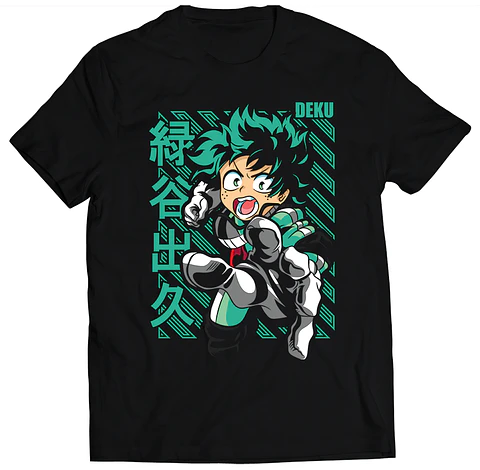 Polera My Hero Academia - Deku Verde | Anime Japonés