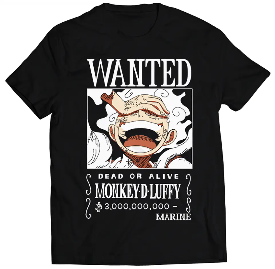 Polera One Piece - Se Busca Monkey D Luffy | Anime Japonés 1