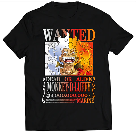 Polera One Piece - Se Busca Sungod Luffy | Anime Japonés