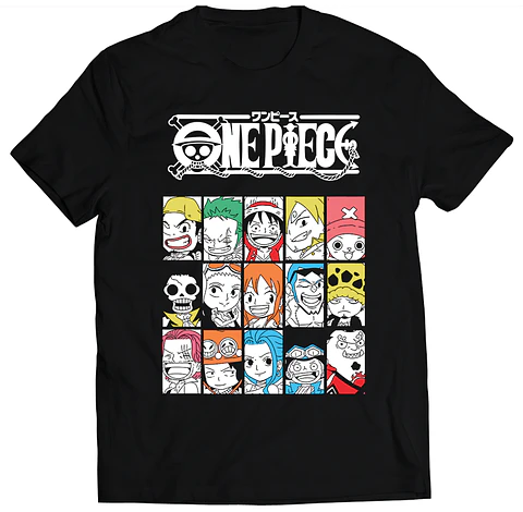 Polera One Piece - Chibi Colección | Anime Japonés
