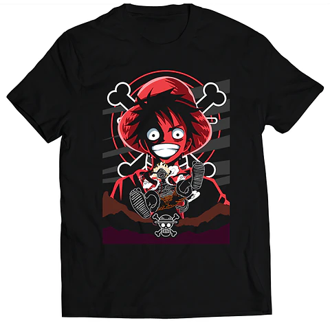 Polera One Piece - Gear 5 (FIFTH) Rojo | Anime Japonés