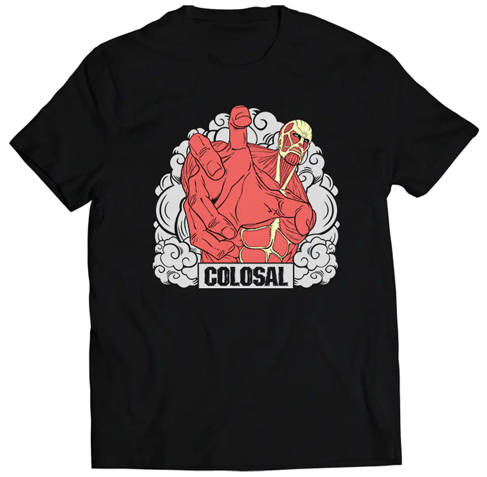 Polera Shingeki No Kyojin - Colosal | Anime Japonés 1