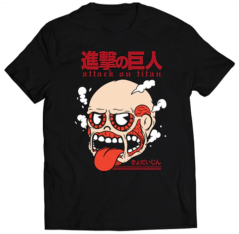 Polera Shingeki No Kyojin - Titan Cansado | Anime Japonés
