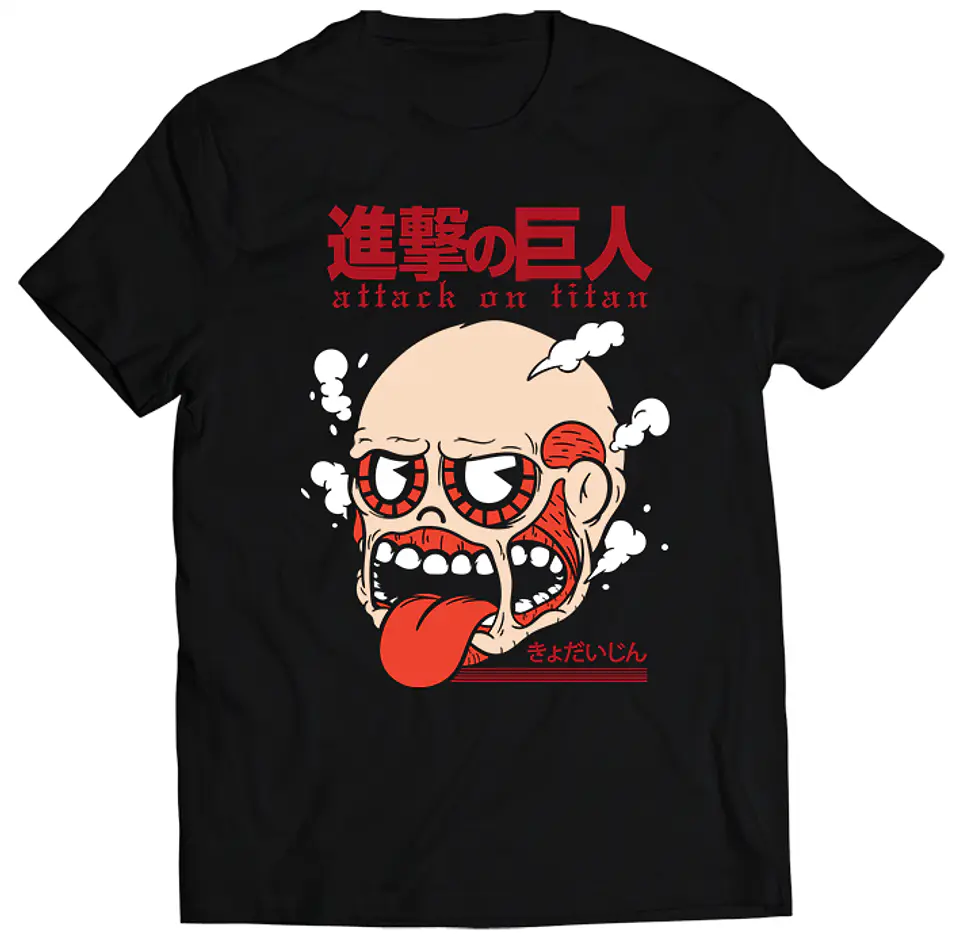 Polera Shingeki No Kyojin - Titan Cansado | Anime Japonés 1