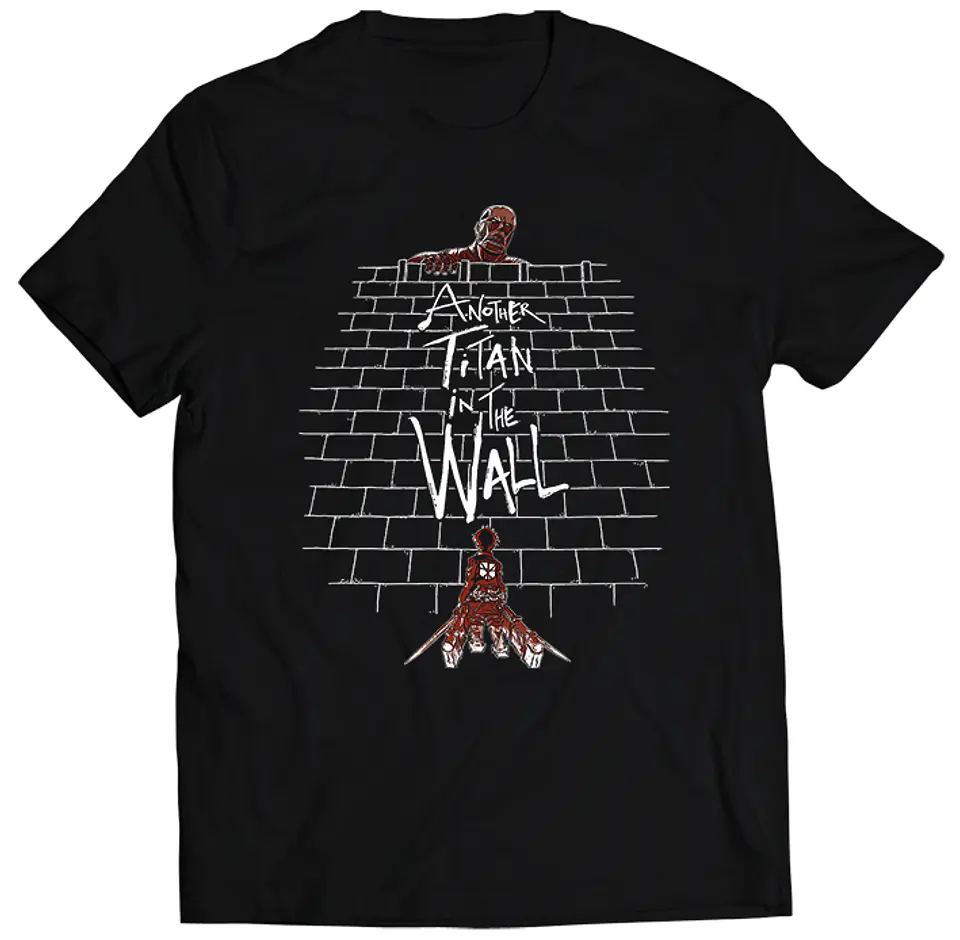 Polera Shingeki No Kyojin - Another Titan in The Wall | Anime Japonés 1