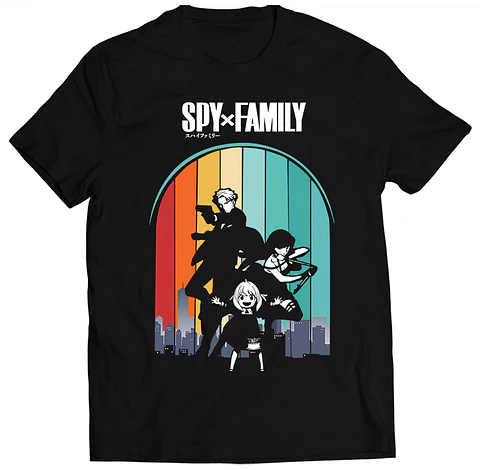Polera Spy x Family - City Family | Anime Japonés