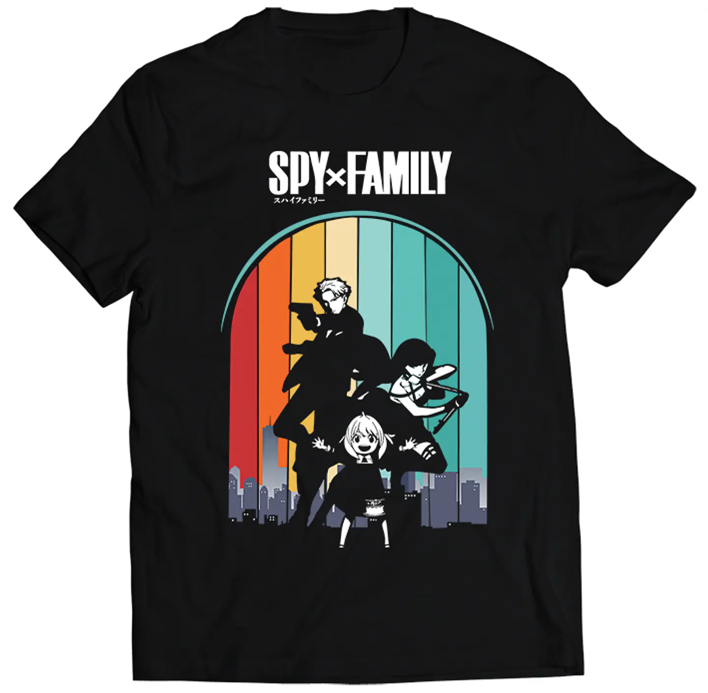 Polera Spy x Family - City Family | Anime Japonés 1