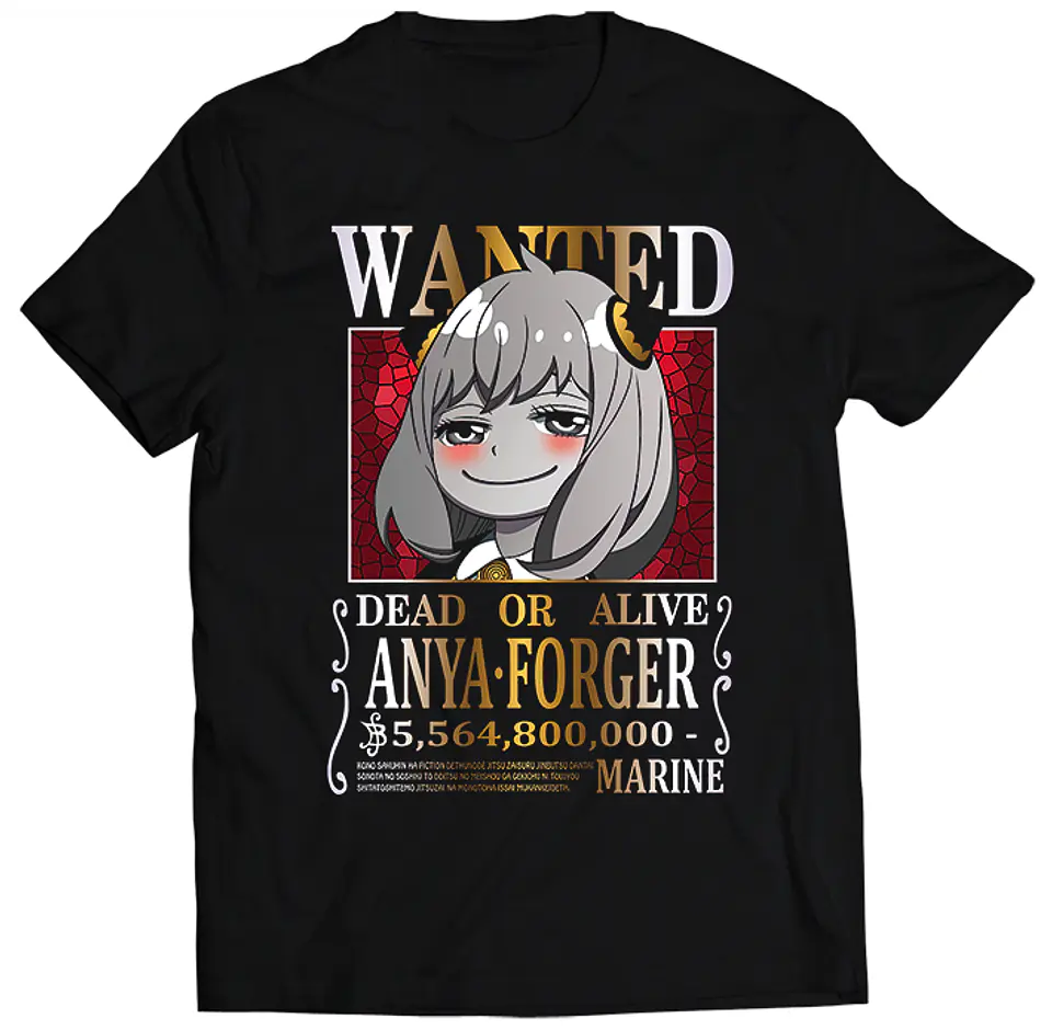 Polera Spy x Family - Se Busca Anya Forger | Anime Japonés 1