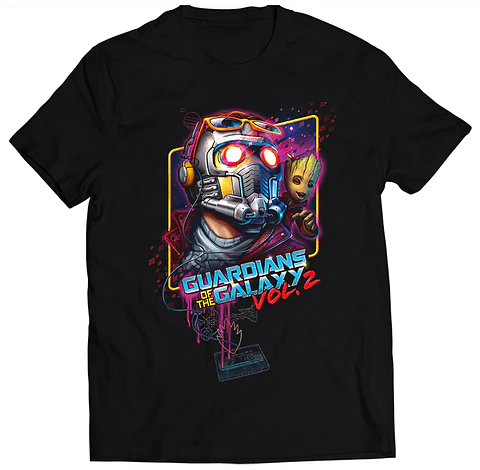 Polera Marvel Guardianes de la Galaxia - Star Lord Vol. 2 | Estilo Exclusivo