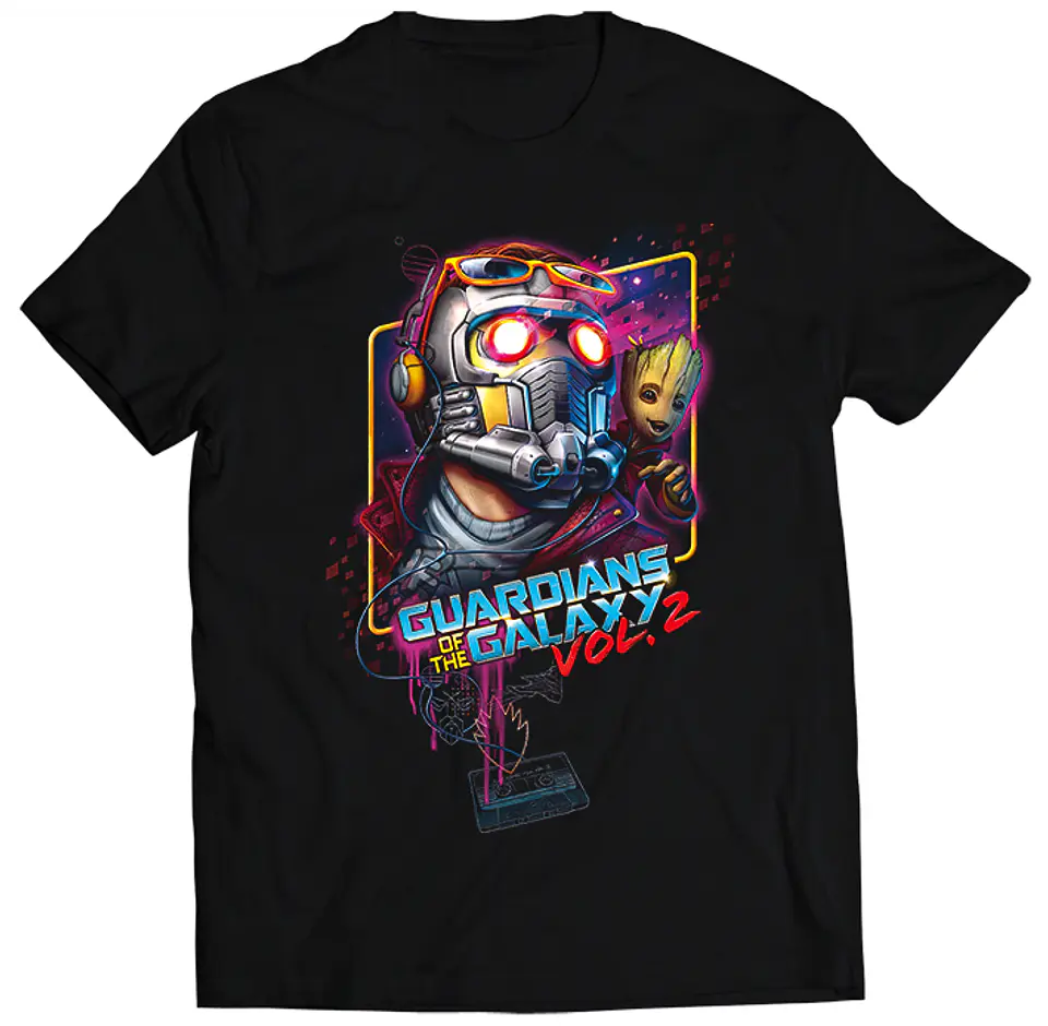 Polera Marvel Guardianes de la Galaxia - Star Lord Vol. 2 | Estilo Exclusivo 1