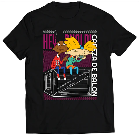 Polera Hey Arnold - Cabeza de Balón | Estilo Exclusivo