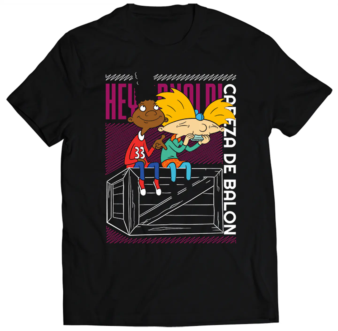 Polera Hey Arnold - Cabeza de Balón | Estilo Exclusivo 1