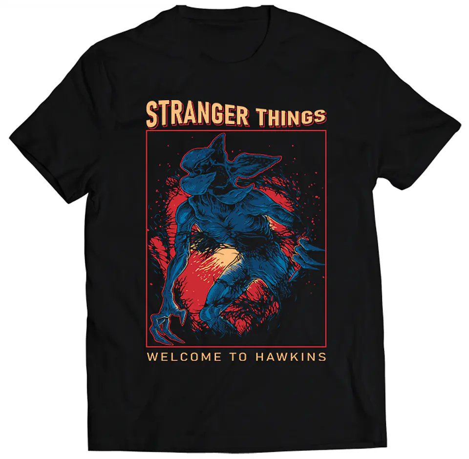 Polera Series - Stranger Things - Welcome to Hawkins | Estilo Exclusivo 1