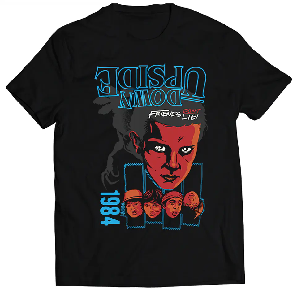 Polera Series - Stranger Things - Los Amigos No Mienten | Estilo Exclusivo 1