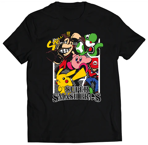 Polera Smash Bros | Ropa Gamer