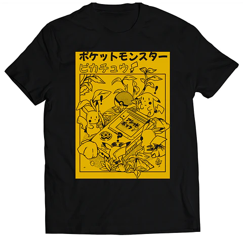 Polera Pokémon - Amarillo Pikachus | Ropa Gamer