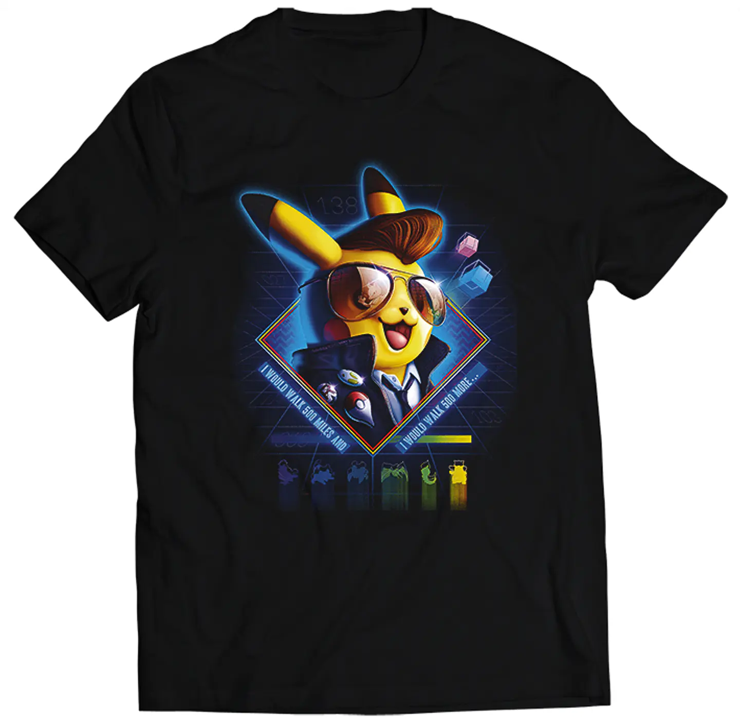 Polera Pokémon - Cool Pika Pika | Ropa Gamer 1
