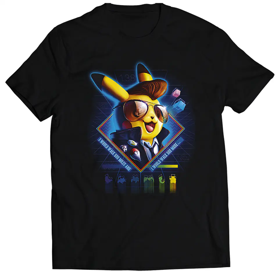Polera Pokémon - Cool Pika Pika | Ropa Gamer 1