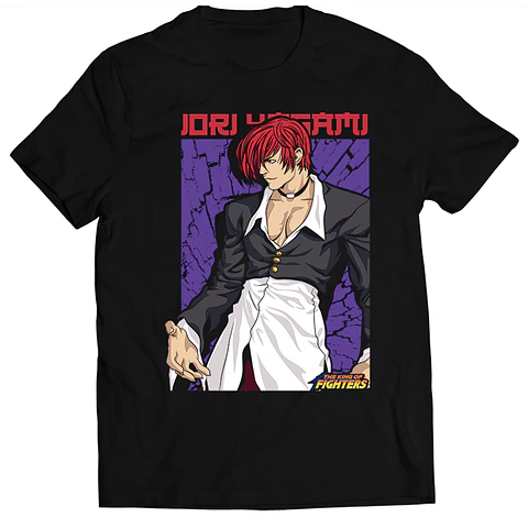 Polera The King of Fighters - Iori Yagami | Ropa Gamer