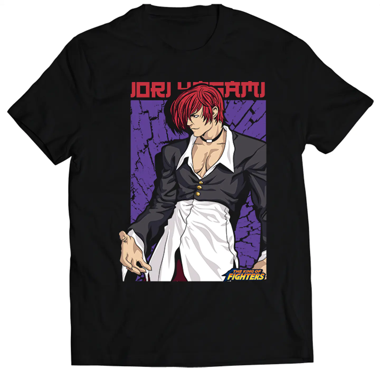 Polera The King of Fighters - Iori Yagami | Ropa Gamer 1
