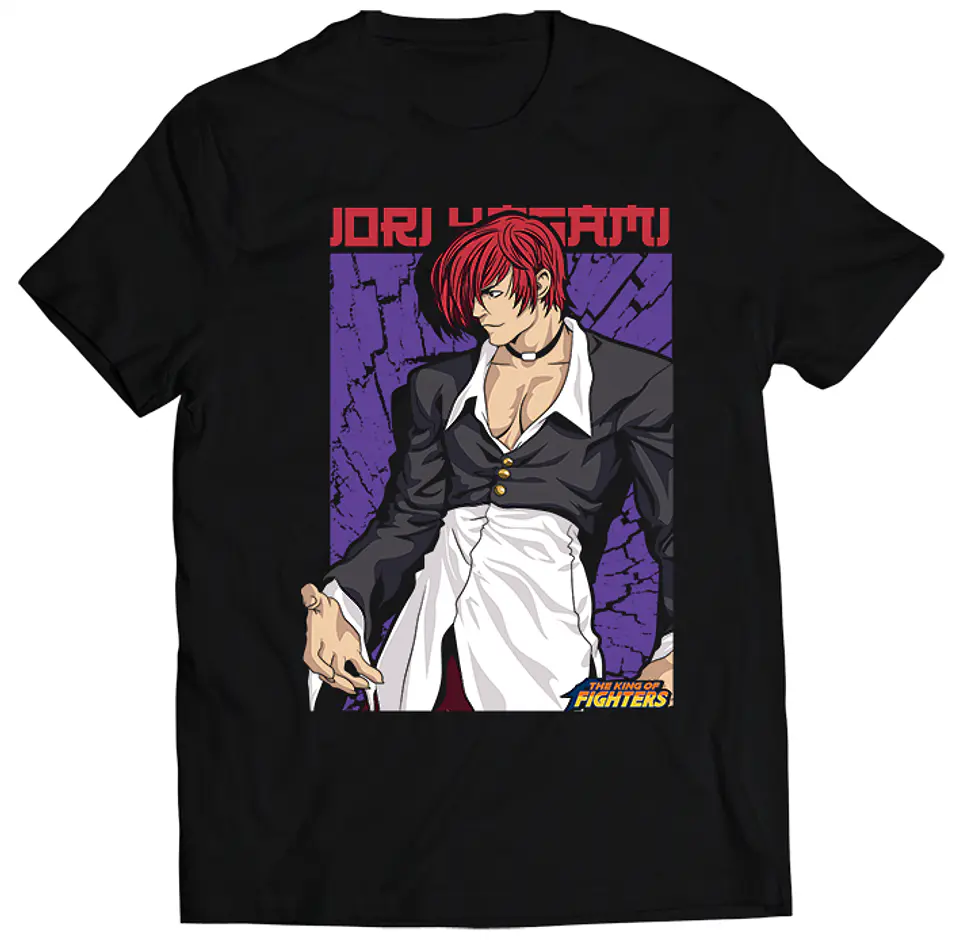 Polera The King of Fighters - Iori Yagami | Ropa Gamer 1